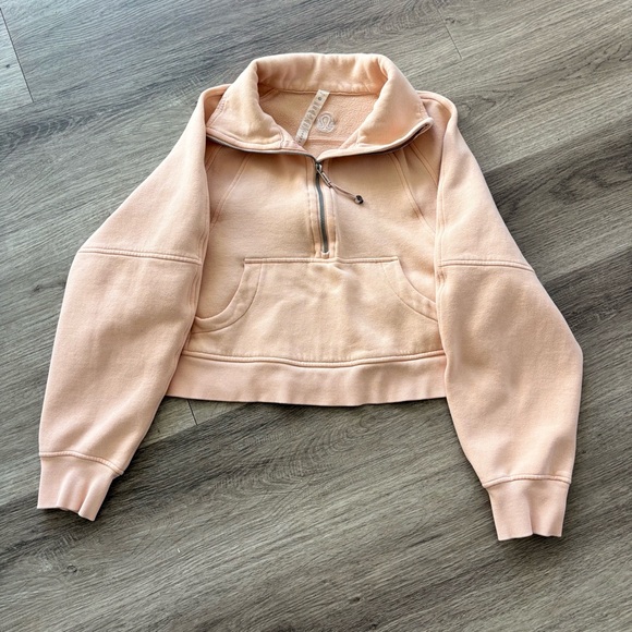 Lululemon cropped scuba hoodie half zip - Picture 1 of 5